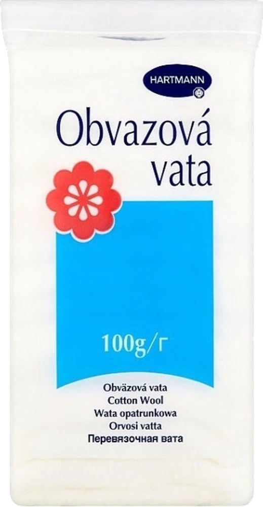 Vata obvazová 100g střední