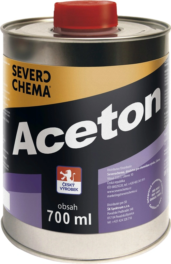 Aceton 700ml pouze na IČO