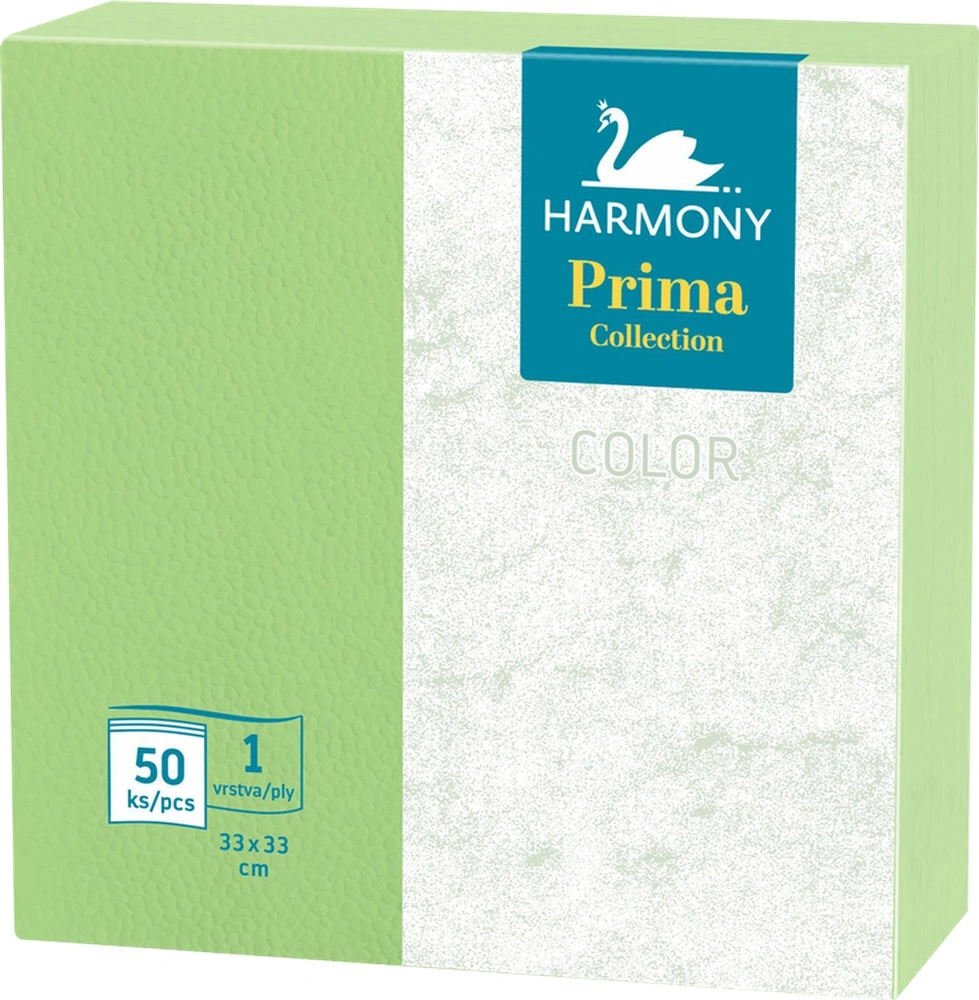 Ubrousky 1vr 33x33cm Harmony zelené 50ks