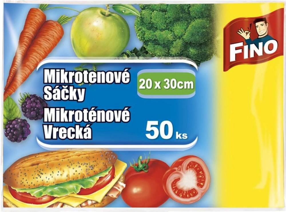 Sáčky mikrotenové 20x30/ 0,008mi 50ks