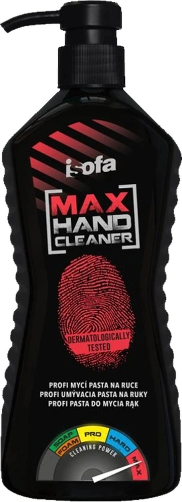 Isofa MAX tekutá pasta na ruce s pumpou 700g červená