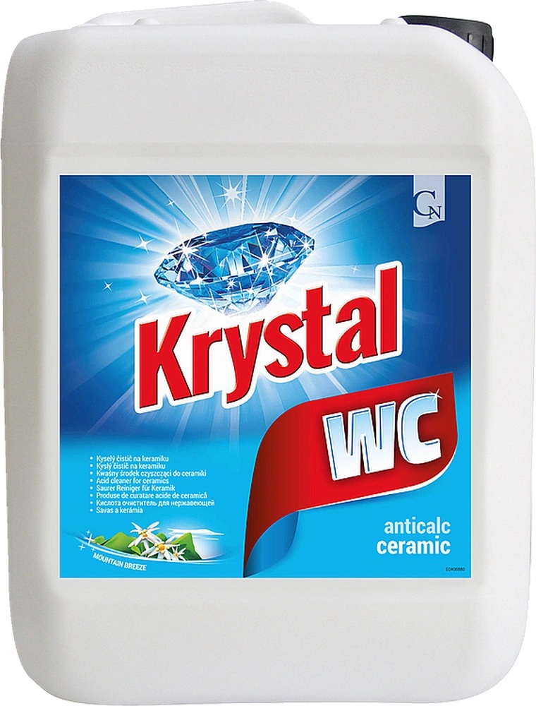 WC čistič Krystal kyselý modrý 5L