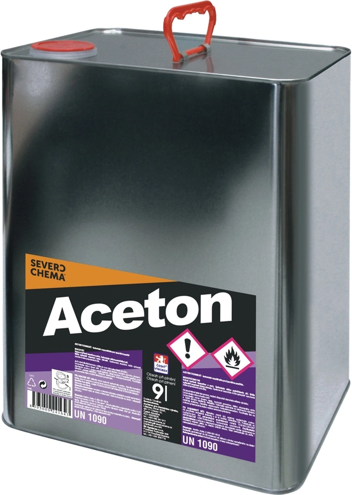 Aceton čistý 9L pouze na IČO