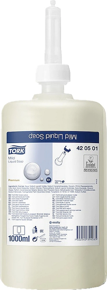 Tekuté mýdlo 1L Tork 420501 / 421501 S1 bílé