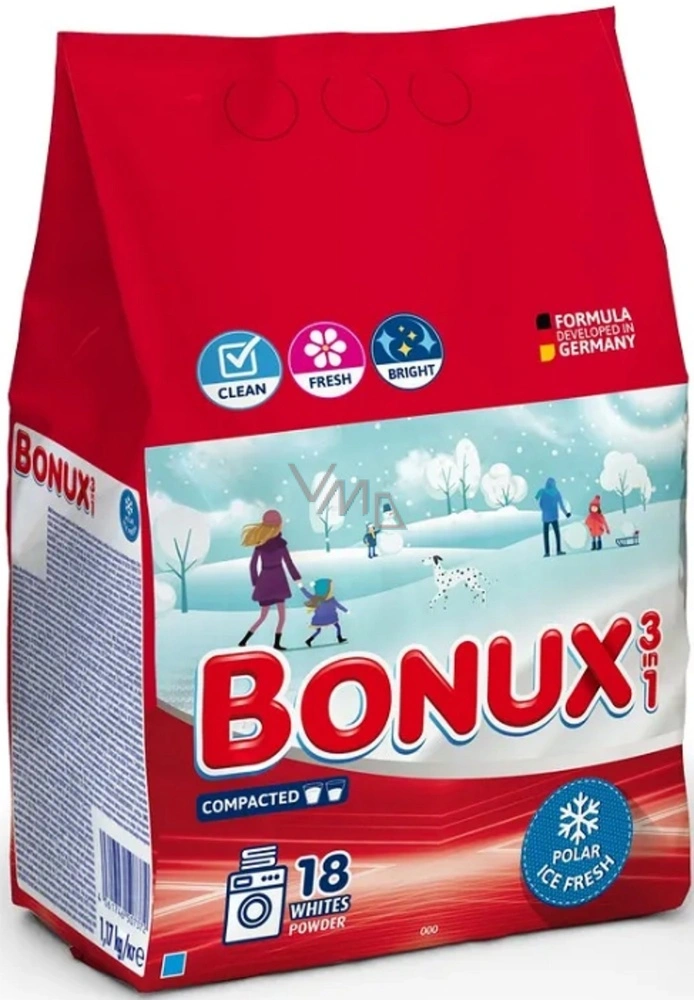Prášek Bonux bílé 18 dávek/ 1,17kg