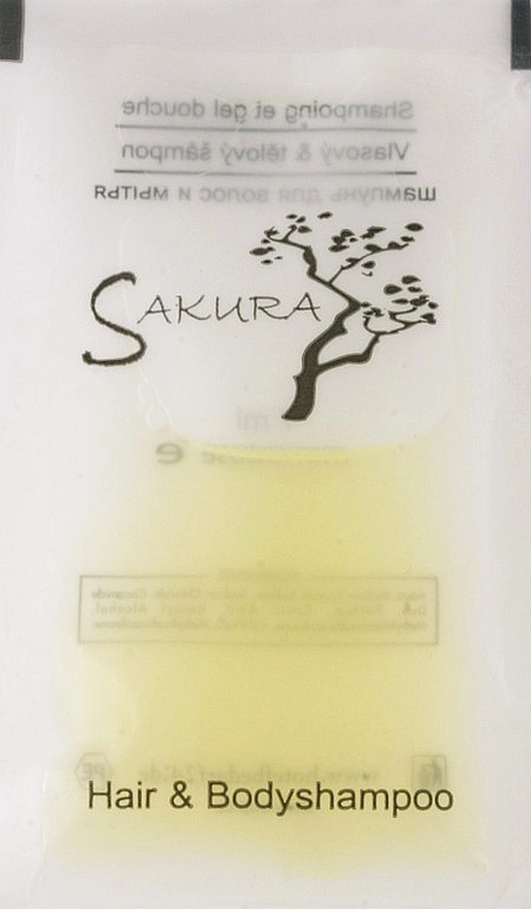 Šampon + sprchový gel Sakura Polštářek 7ml