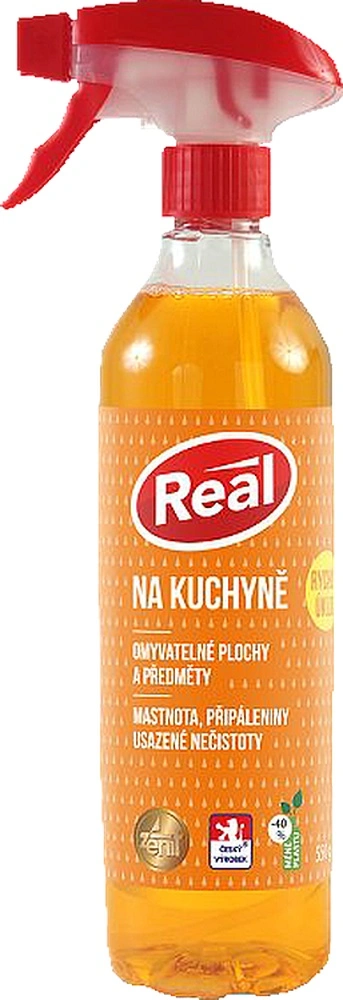 Kuchyně Real odmašťovač, oranžový s MR 550g
