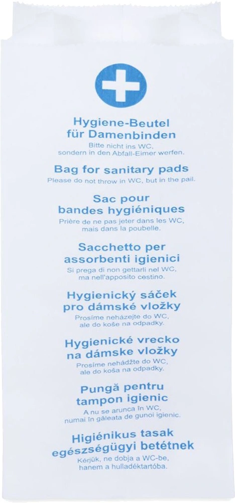 Sáčky hygienické papírové 11+6x28cm 100ks