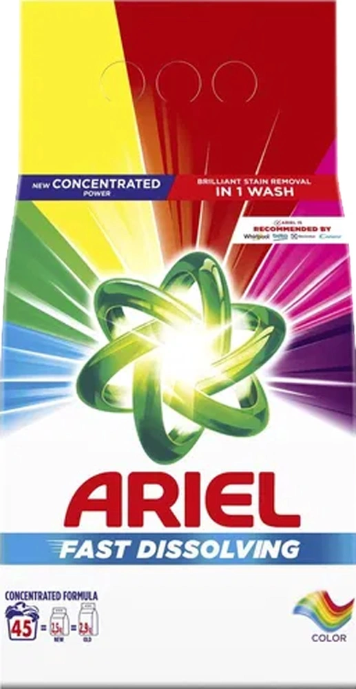 Prášek Ariel Color 50 dávek/ 2,475kg