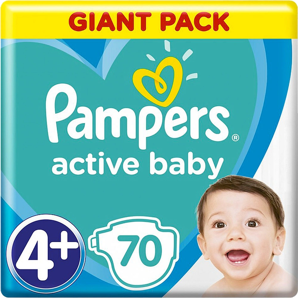 Pampers Jumbo č.4+ Maxi Plus 10-15kg 70ks