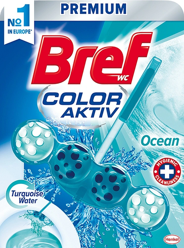 WC blok Bref 4koule závěs barvící Purple 50g