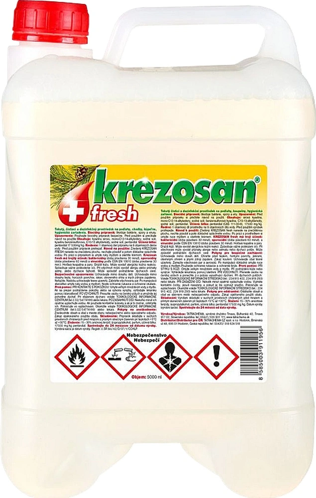 Krezosan Fresh Plus bezchlorová dezinfekce 5L