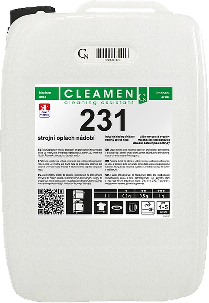 Cleamen 231 lesk do myčky 21kg/20L