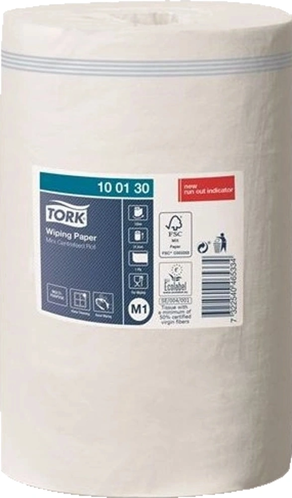Papírové ručníky role 1vr Tork 100130 bílé 120m