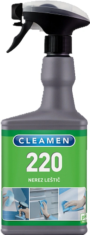 Cleamen 220 nerez leštič 550ml