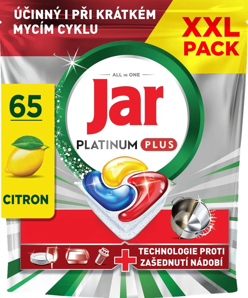 Jar tablety do myčky Platinum Plus 65ks