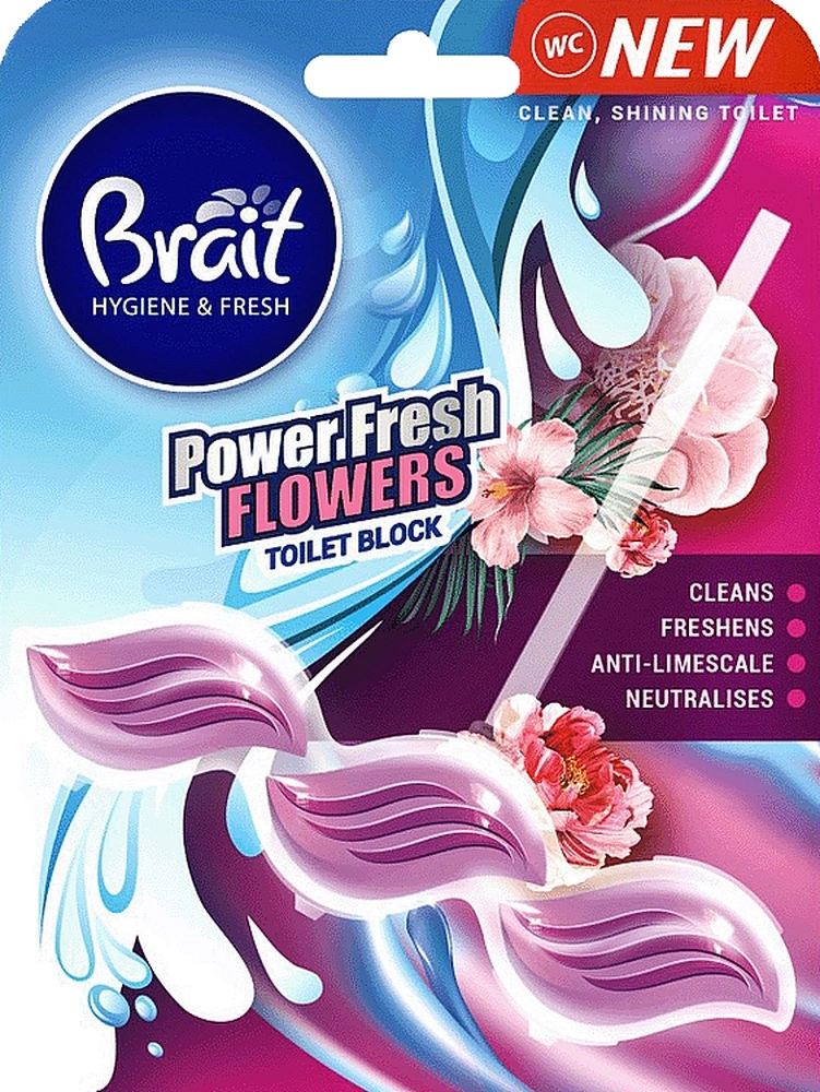 WC závěs Brait Flowers/Oceán 39g