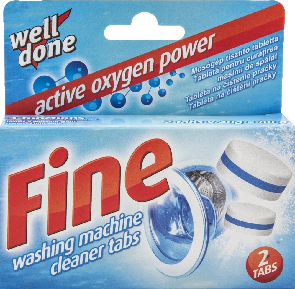 Well done Fine čistič pračky 2ks
