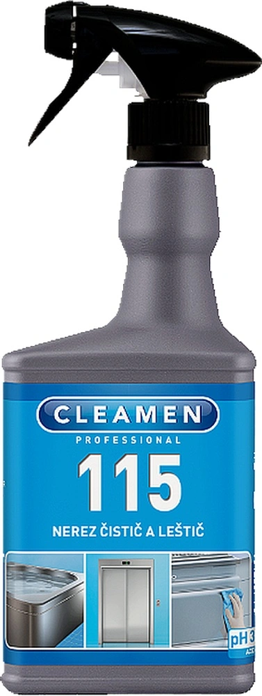 Cleamen 115 čistič na nerez 550ml