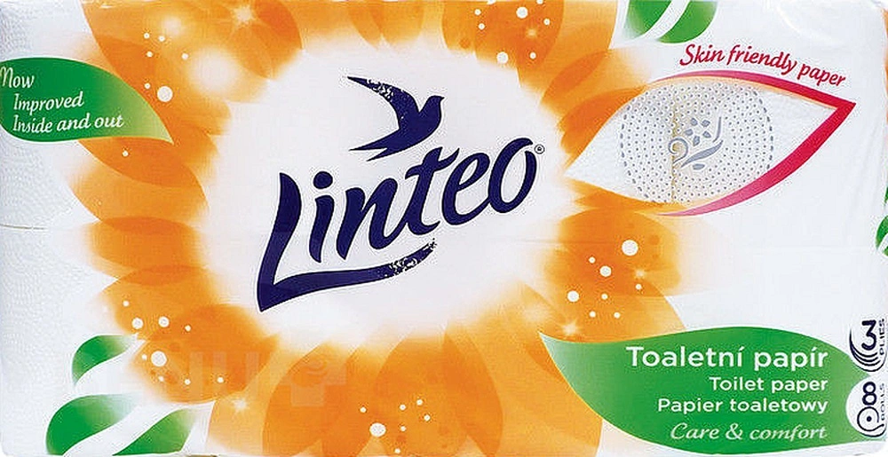 Toaletní papír 3vrs.150 Linteo celuloza 15m