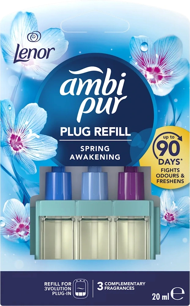 Osvěžovač elektrický Ambi-pur 3vol náplň Lenor 20ml
