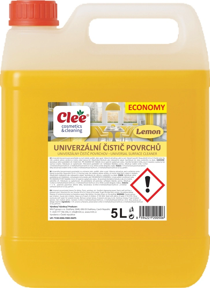 Univerzal Clee Lemon 5L