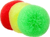 Drátěnka plastová Colored 8x3cm 3ks